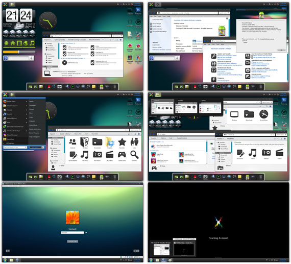 Download Android Jelly Bean Skin Pack 4.0 Win7