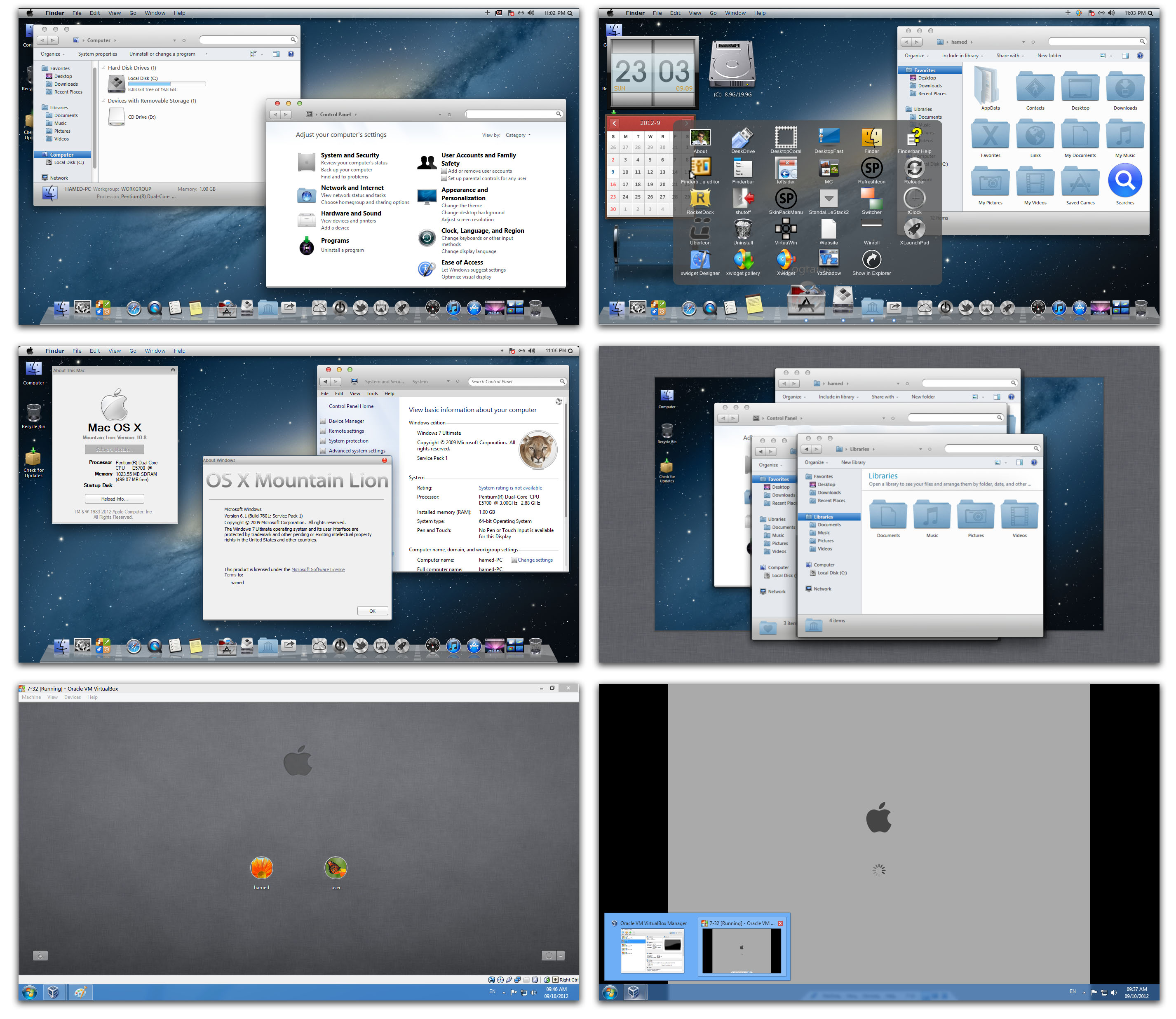 mac os x mountain lion theme for windows xp free download