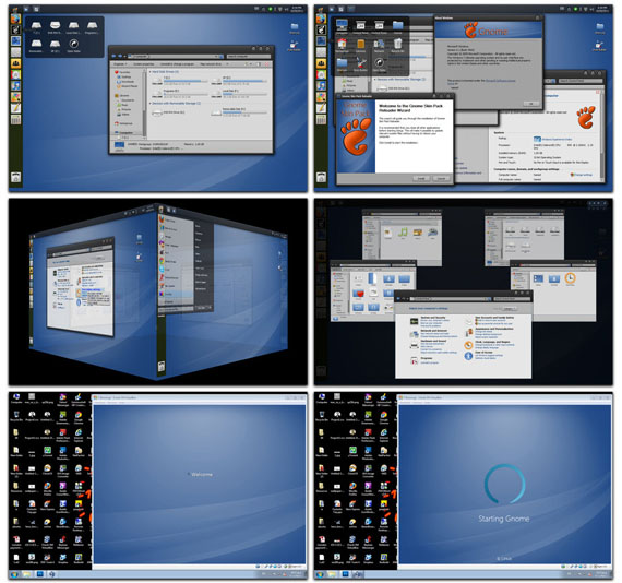 Download Gnome Skin Pack 1.0 for Win7