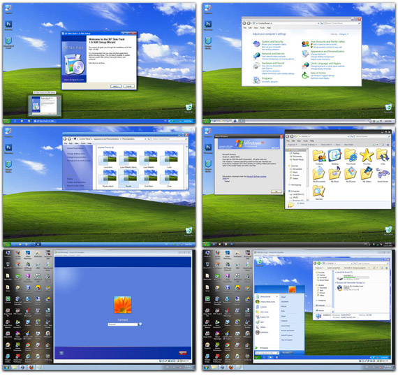 Estilo Windows Vista Windows Xp