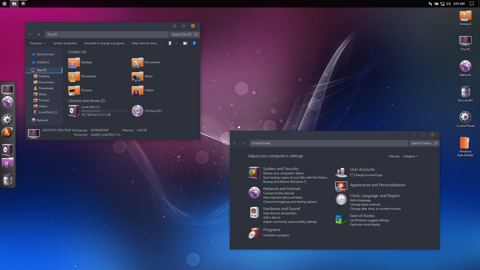 Ubuntu Dark SkinPack for Windows 10 19H2