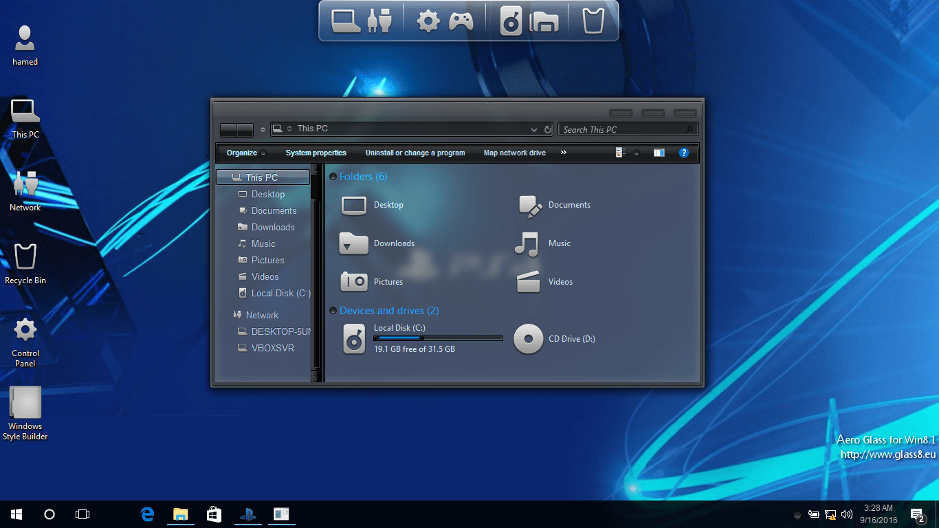 Alienware Inspired SkinPack for Windows 7\8.1\10 19H2