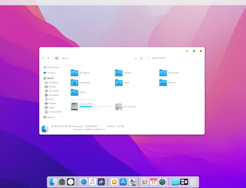 macOS Monterey Skin Pack for Windows 10