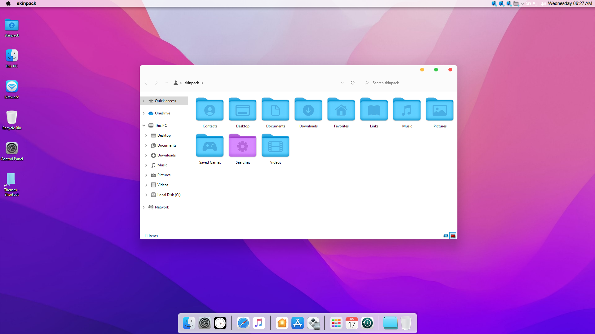 macOS Monterey SkinPack for Windows 11 and 10