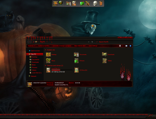 Halloween SkinPack for Windows 10