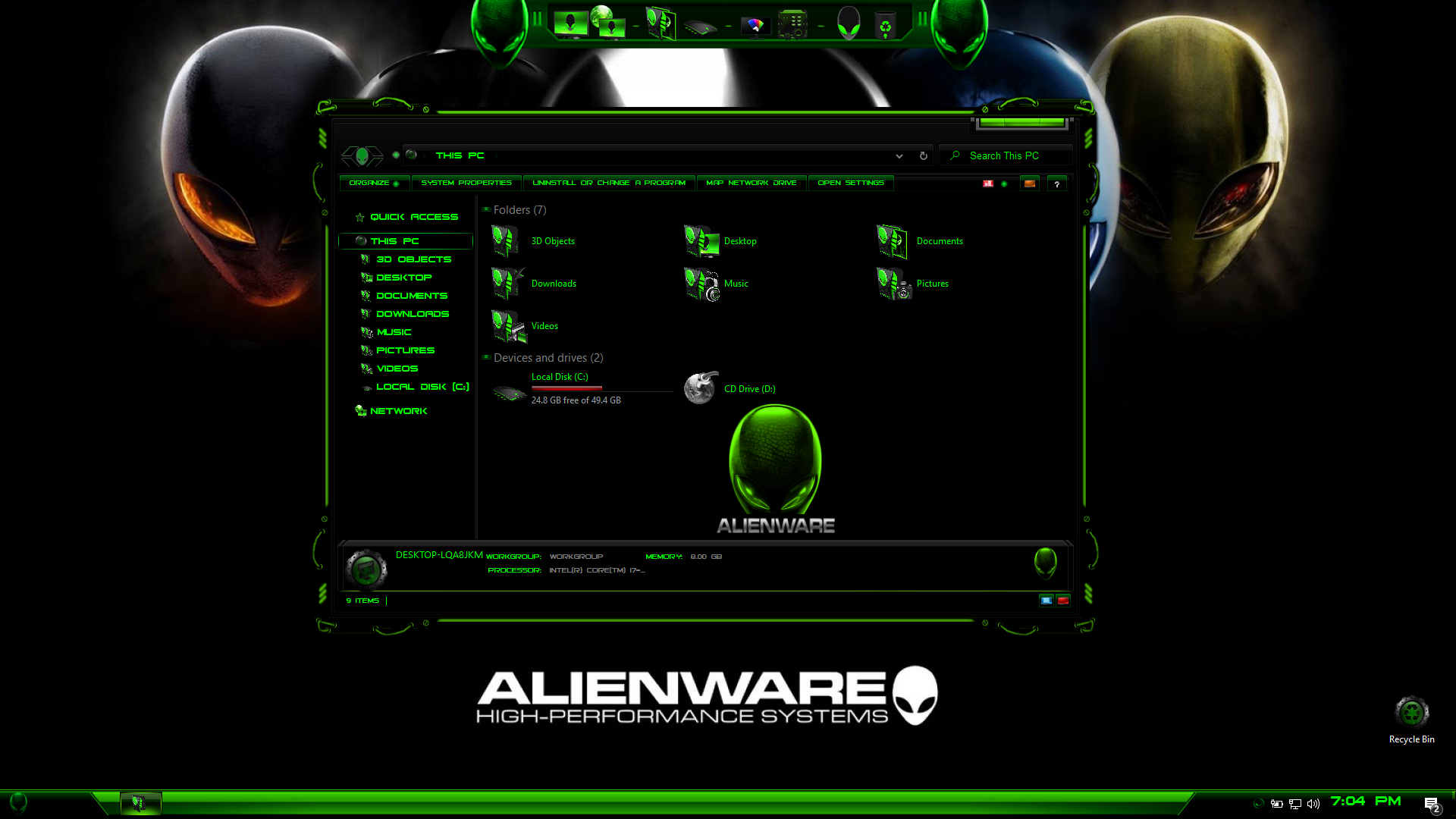 Alienware Red Skin Pack Skin Pack For Windows 11 And - vrogue.co