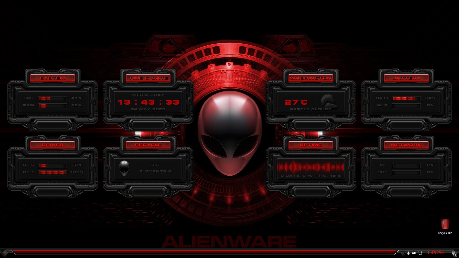 Alienware Premium SkinPack for Windows 11