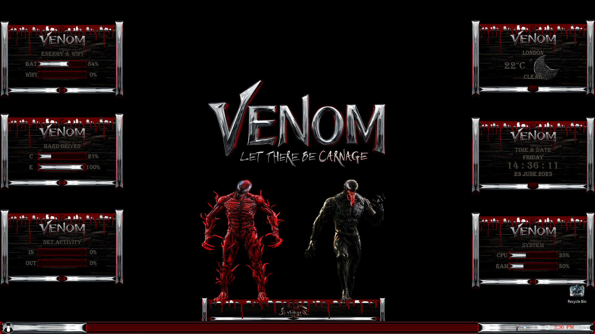 Venom Premium SkinPack for Windows 11