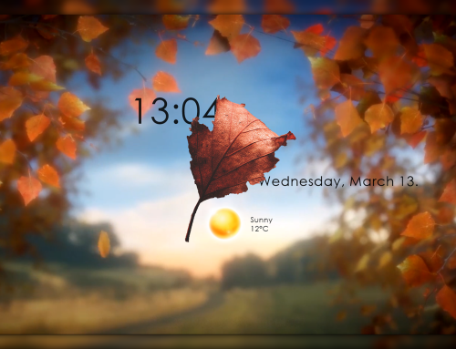 Lonlif-Falling leaves (Live Wallpaper) For RainWallpaper