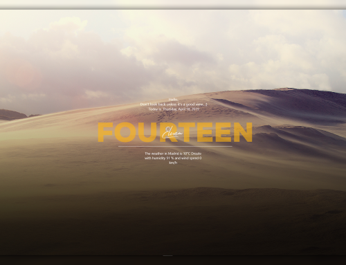 TeXto For RainWallpaper