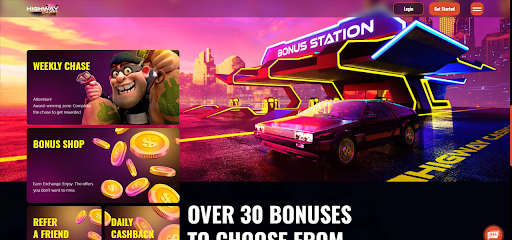 Highway Casino is a legal online casino