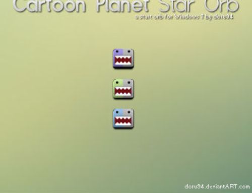 Cartoon Planet Start Orb