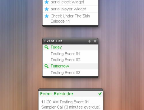 aerial for Rainlendar