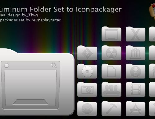 Aluminium Folder for IconPackager