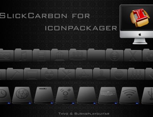 SlickCarbon for IconPackager