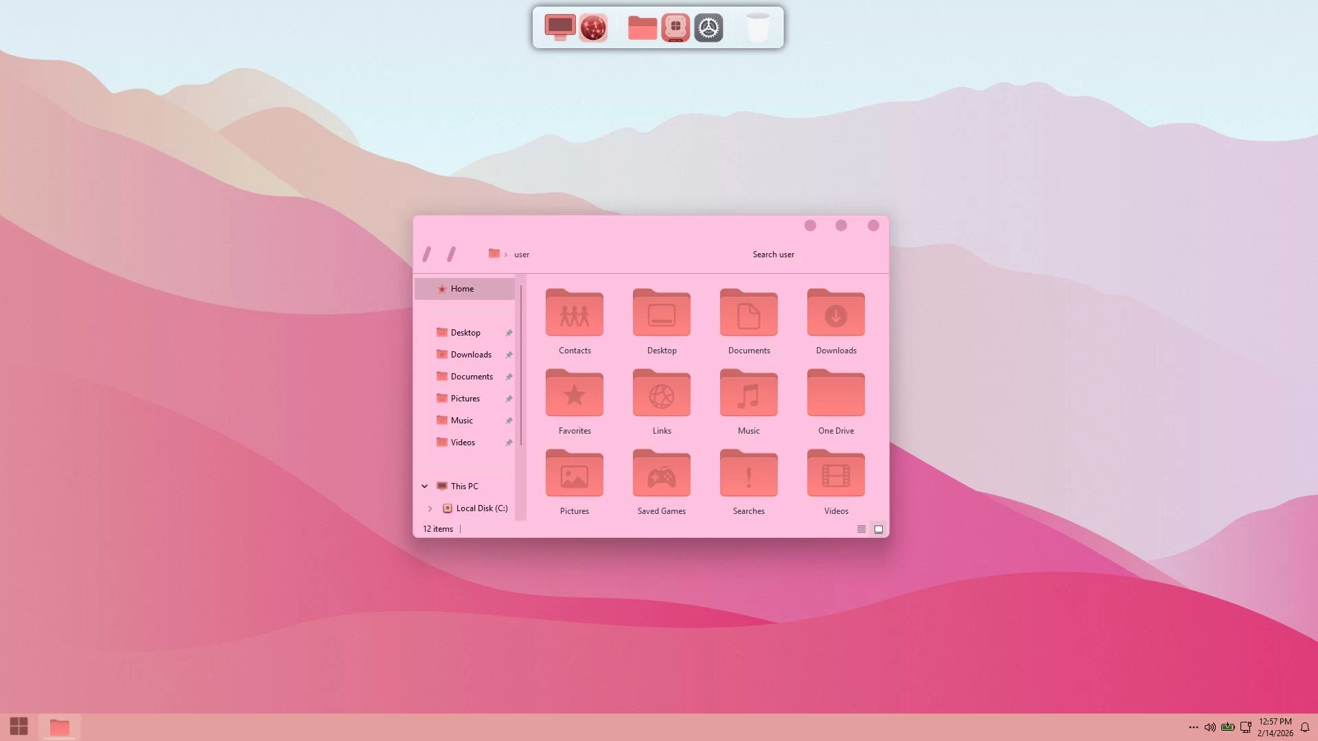 Pinky OS SkinPack for Windows 11 and 10 - SkinPack