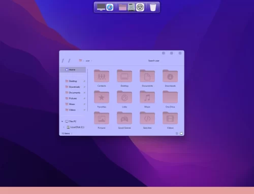 Purply OS SkinPack for Windows 11 and 10