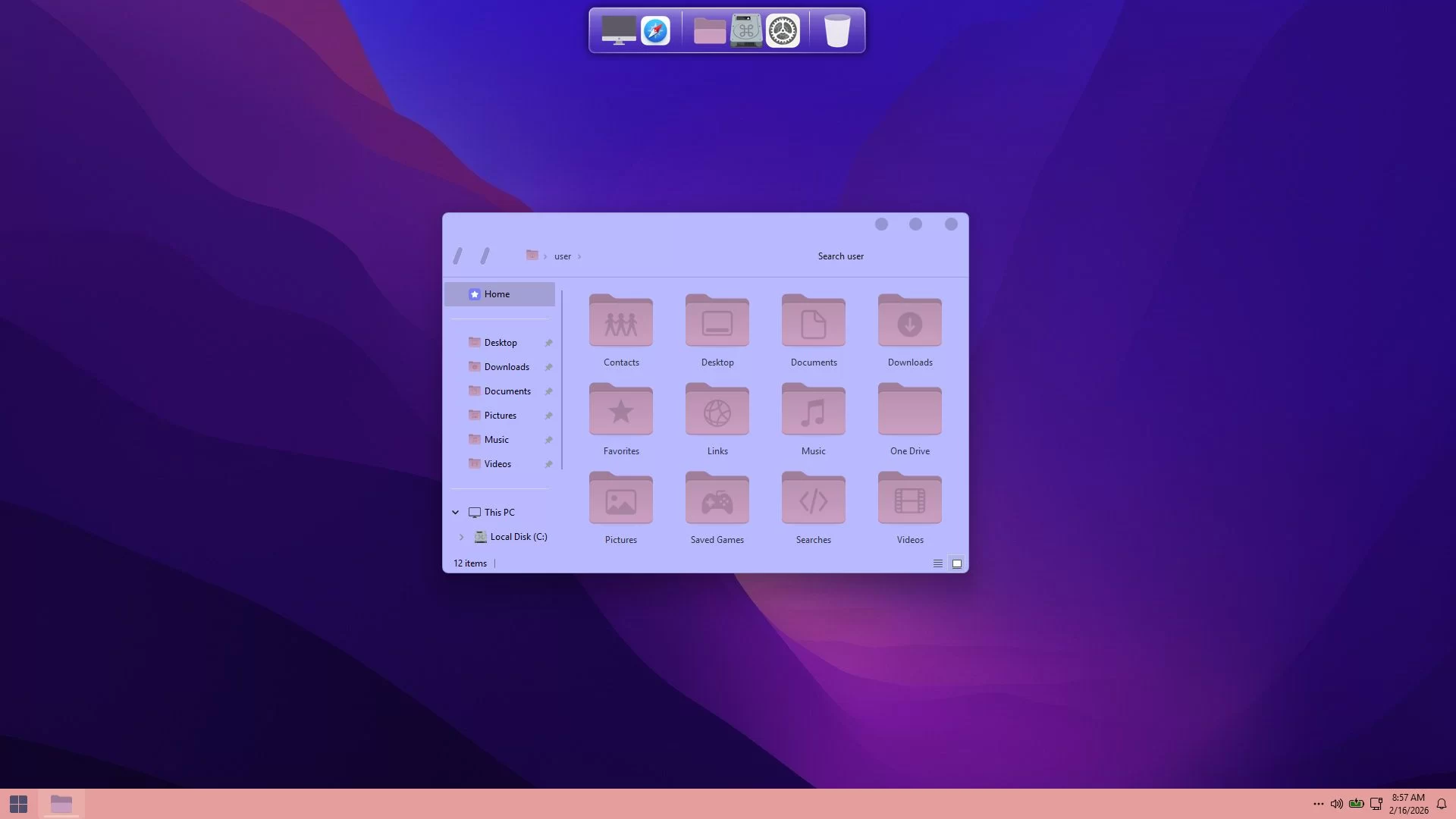 Purply OS SkinPack for Windows 11 and 10 - SkinPack